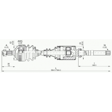 DRS6200.00 OPEN PARTS Приводной вал