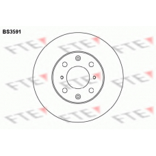 BS3591 FTE Тормозной диск