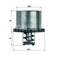 TX 37 79 BEHR Термостат, охлаждающая жидкость