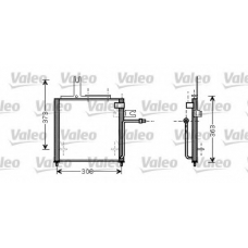 818089 VALEO Конденсатор, кондиционер