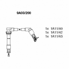 9A03/200 BREMI Комплект проводов зажигания