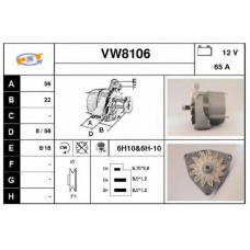 VW8106 SNRA Генератор