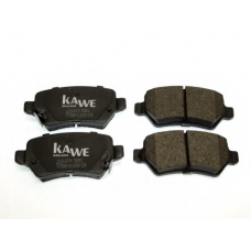 810074 KAWE Комплект тормозных колодок, дисковый тормоз