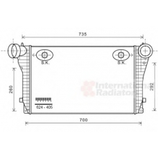 58004319 VAN WEZEL Интеркулер