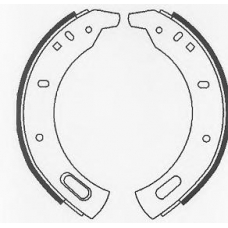 BS580 QUINTON HAZELL Комплект тормозных колодок