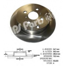 IBP-1222 IPS Parts Тормозной диск