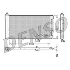 DCN17021 DENSO Конденсатор, кондиционер