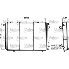 730973 VALEO Радиатор, охлаждение двигателя