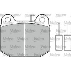 551033 VALEO Комплект тормозных колодок, дисковый тормоз