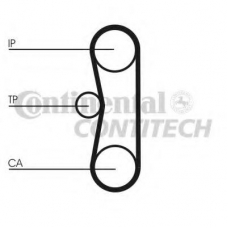 CT662K1 CONTITECH Комплект ремня грм