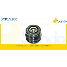 SCP15100 SANDO Ременный шкив, генератор