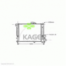 31-1585 KAGER Радиатор, охлаждение двигателя