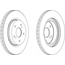 DDF1635-1 FERODO Тормозной диск