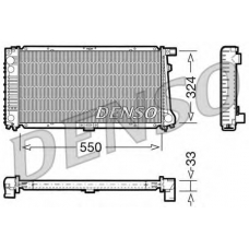 DRM05058 DENSO Радиатор, охлаждение двигателя