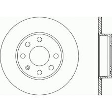 BDR1402.10 OPEN PARTS Тормозной диск