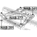 NAB-341 FEBEST Втулка, балка моста