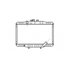 MT2062 AVA Радиатор, охлаждение двигателя