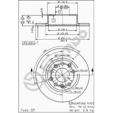 08.5646.30 BREMBO Тормозной диск