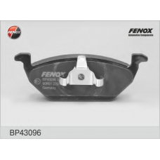 BP43096 FENOX Комплект тормозных колодок, дисковый тормоз