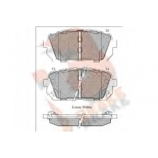 RB1827 R BRAKE Комплект тормозных колодок, дисковый тормоз