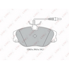 BD-2214 LYNX Комплект тормозных колодок, дисковый тормоз