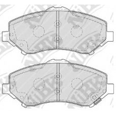 PN0496 NiBK Комплект тормозных колодок, дисковый тормоз