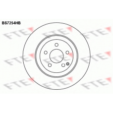 BS7254HB FTE Тормозной диск
