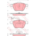 GDB1460 TRW Комплект тормозных колодок, дисковый тормоз
