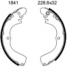 01841 BSF Комплект тормозных колодок