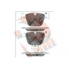 RB1687 R BRAKE Комплект тормозных колодок, дисковый тормоз
