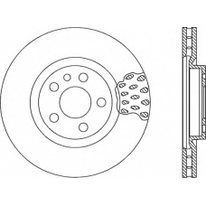 BDA1018.20 OPEN PARTS Тормозной диск