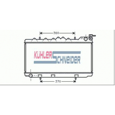 1603401 KUHLER SCHNEIDER Радиатор, охлаждение двигател