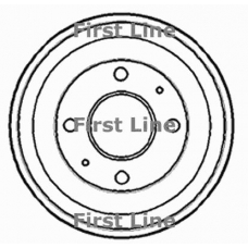 FBR793 FIRST LINE Тормозной барабан