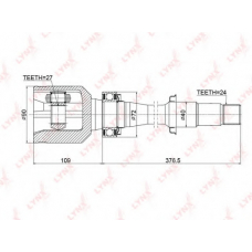 CI3722 LYNX Шрус внутренний