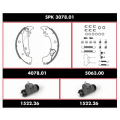 SPK 3078.01 ROADHOUSE Комплект тормозов, барабанный тормозной механизм