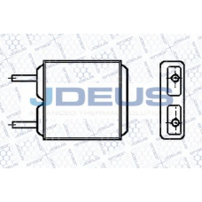 220M07 JDEUS Теплообменник, отопление салона