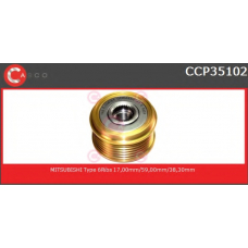 CCP35102 CASCO Ременный шкив, генератор