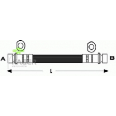 38-0063 KAGER Тормозной шланг