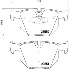 8DB 355 011-801 HELLA Комплект тормозных колодок, дисковый тормоз