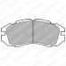 LP813 DELPHI Комплект тормозных колодок, дисковый тормоз