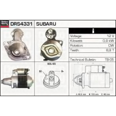 DRS4331 DELCO REMY Стартер