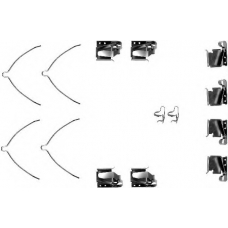 82061000 TEXTAR Комплектующие, колодки дискового тормоза