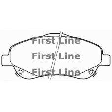 FBP3486 FIRST LINE Комплект тормозных колодок, дисковый тормоз