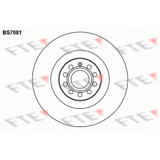 BS7081 FTE Тормозной диск