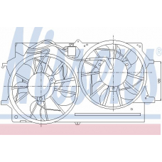 85214 NISSENS Вентилятор, охлаждение двигателя