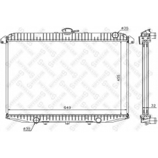 10-25792-SX STELLOX Радиатор, охлаждение двигателя