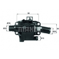 TH 41 83 MAHLE Термостат, охлаждающая жидкость