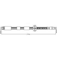 4552 REMKAFLEX Тормозной шланг