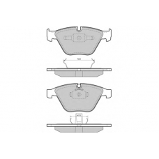 12-1454 E.T.F. Комплект тормозных колодок, дисковый тормоз