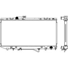 2462-1003 SAKURA  Automotive Радиатор, охлаждение двигателя